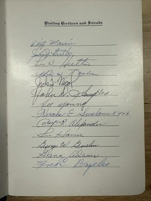 Xenia Lodge No:49 F & AM The Bible and King Solomon's Temple in Masonary 1979