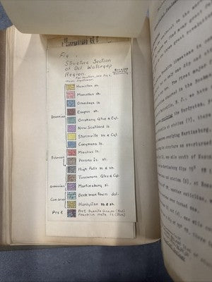 1935 Delaware Water Gap Geology Survey Manuscript Hand-Drawn Maps Photos Unique
