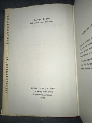 Hear Me Barabbas by Bill Larson 1969 Signed Copy 1st Edition