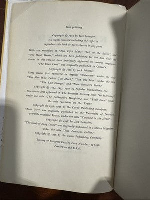 THE KEAN LAND - First Edition First Print HC by Jack Schaefer