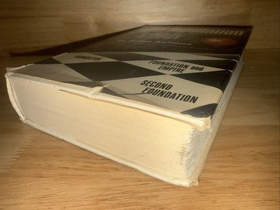 The Foundation Trilogy Isaac Asimov 1951 HARDCOVER Book Club Edition Sci-Fi