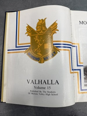 1978 "Valhalla" - Moreno Valley High School Yearbook - Moreno Valley, California