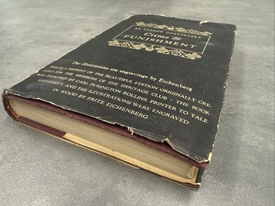 Crime and Punishment by Fyodor Dostoevsky 1938 Heritage Reprints HC