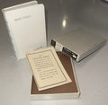 1964 White Bride's Bible KJV Original Box Clear Type Press Pocket Size