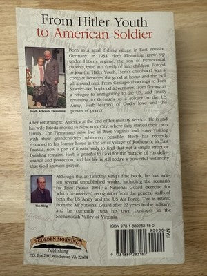 A Prisoner of Hope From Hitler Youth to American Soldier SIGNED by Herb Flamming