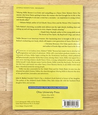 Missing Millie Benson : The Secret Case of the Nancy Drew Ghostwriter SIGNED
