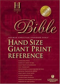 HCSB Hand Size Giant Print Bible, Burgundy Imitation Leather Holman Bible