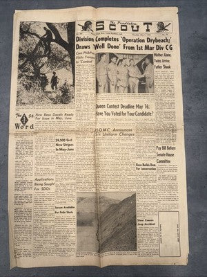 The Pendleton Scout Newspaper May 1, 1958 No:18 United States Marine Corps