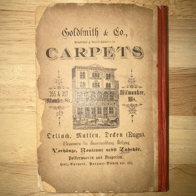Germania Kalender 1882 German Calendar Antique Rare Vintage Book