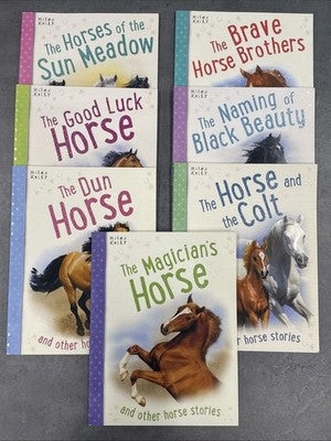 My Horse Storybook Collection Miles Kelly Brand Lot of 7 books W/Tote Bag