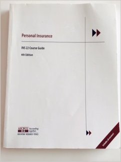 Personal Insurance AINS 22 Course Guide - Good