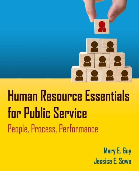 Human Resource Essentials for Public Service. [Paperback] Mary E. Guy and - Good