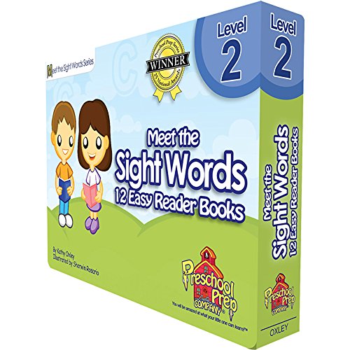 PRESCHOOL PREP COMPANY MEET THE SIGHT WORDS LEVEL 2 EASY (Set of 6)