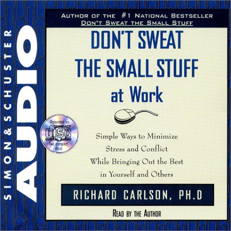 Dont Sweat The Small Stuff At Work Cd Carlson, Richard - Good