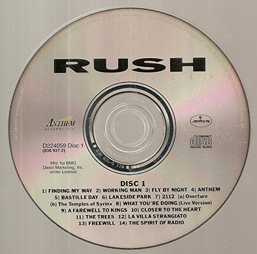Chronicles [Audio CD] Rush - Good