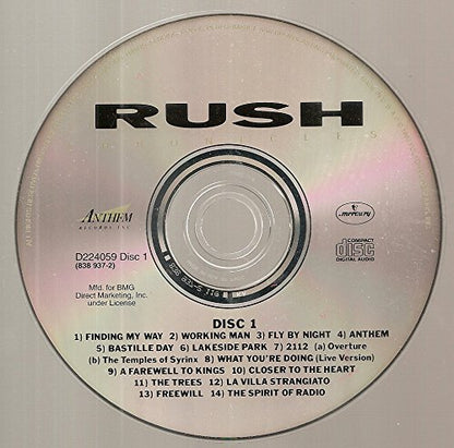 Chronicles [Audio CD] Rush - Good