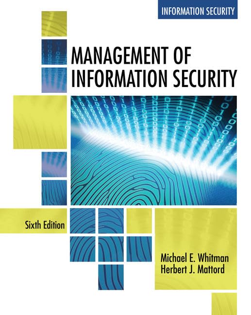 Management of Information Security - Like New