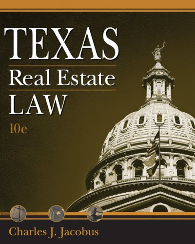 Texas Real Estate Law Jacobus, Charles J. - Good