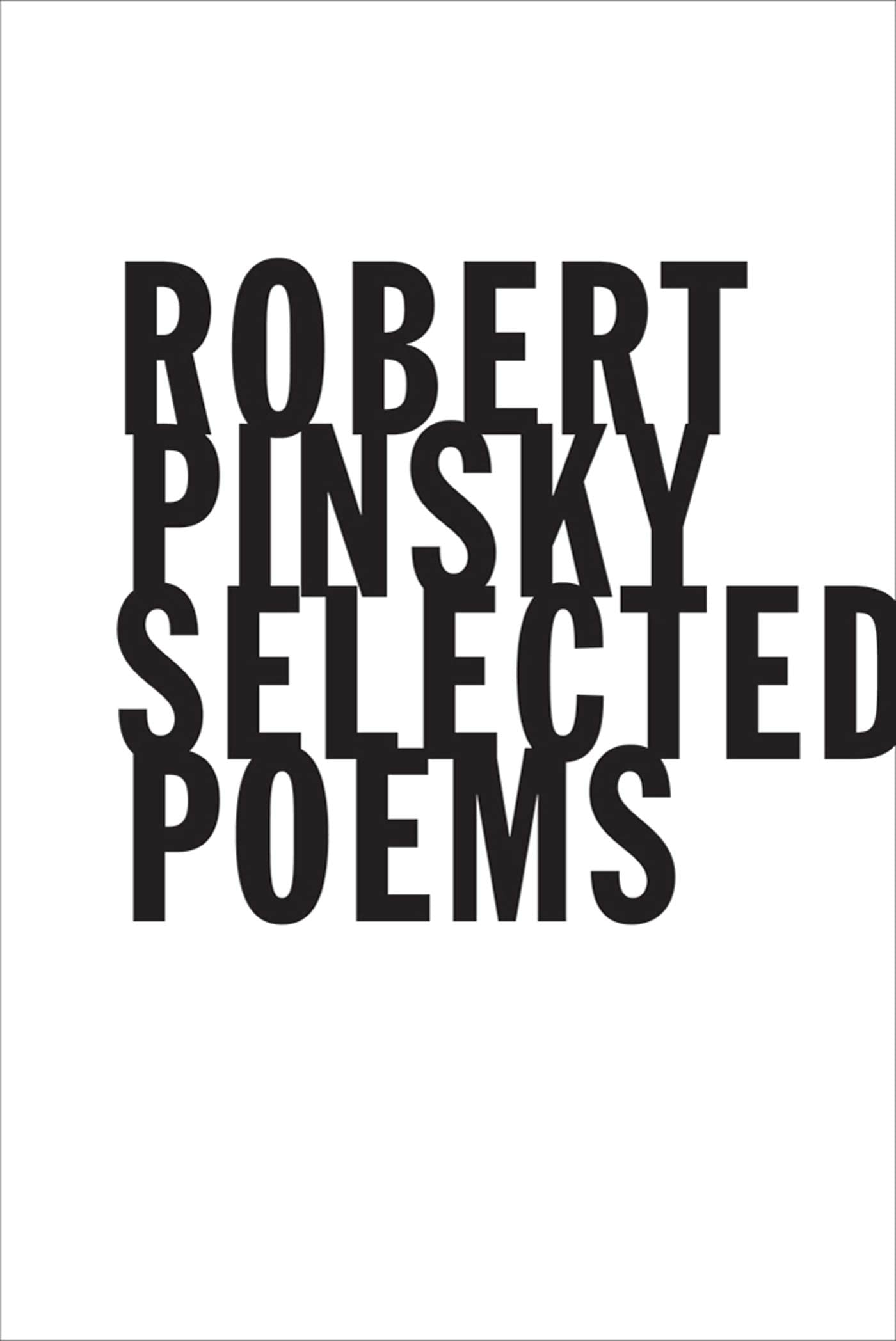 Selected Poems [Paperback] Pinsky, Robert