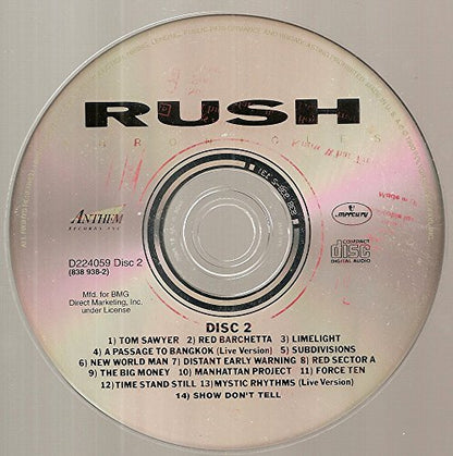 Chronicles [Audio CD] Rush - Good