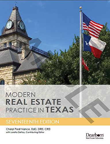 Modern Real Estate Practice in Texas [Paperback] Nance, Cheryl Peat and Dehay, Loretta - Good