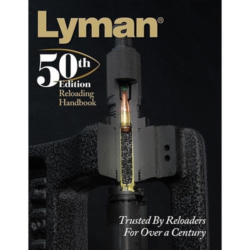 Lyman 50th Edition Reloading Handbook Softcover, Black