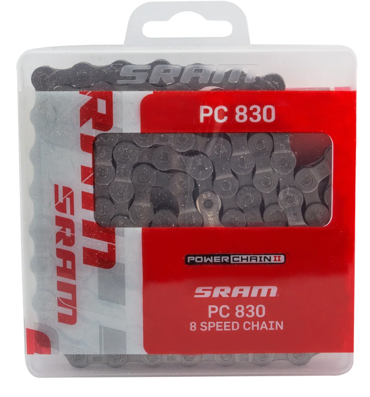 SRAM PC-830 BICYCLE BIKE 1/2X3/32 CHAIN 7/8 Speed New Manufacturer Sealed