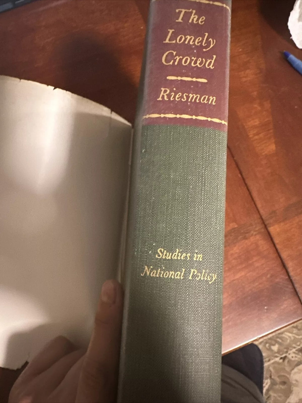 The Lonely Crowd : A Study of the Changing American Character. FIRST EDITION