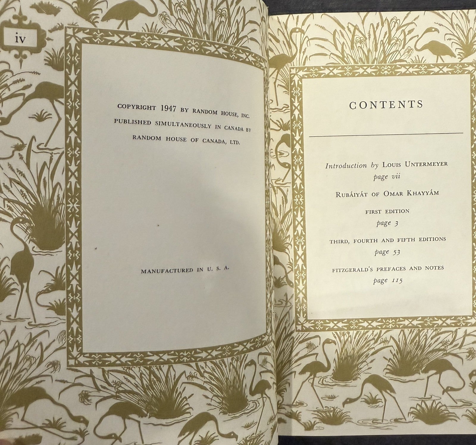Rubaiyat of Omar Khayyam Persian Poetry Classic Literature Book