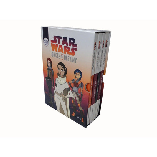 Disney Star Wars Forces of Destiny 4 Book Set The Leia Rey Chronicles Hardback - Like New