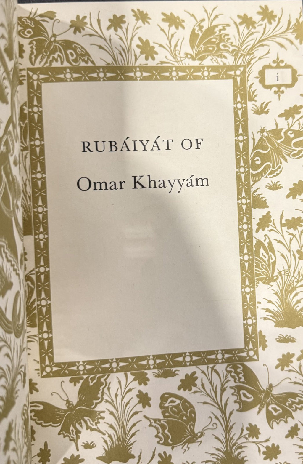 Rubaiyat of Omar Khayyam Persian Poetry Classic Literature Book