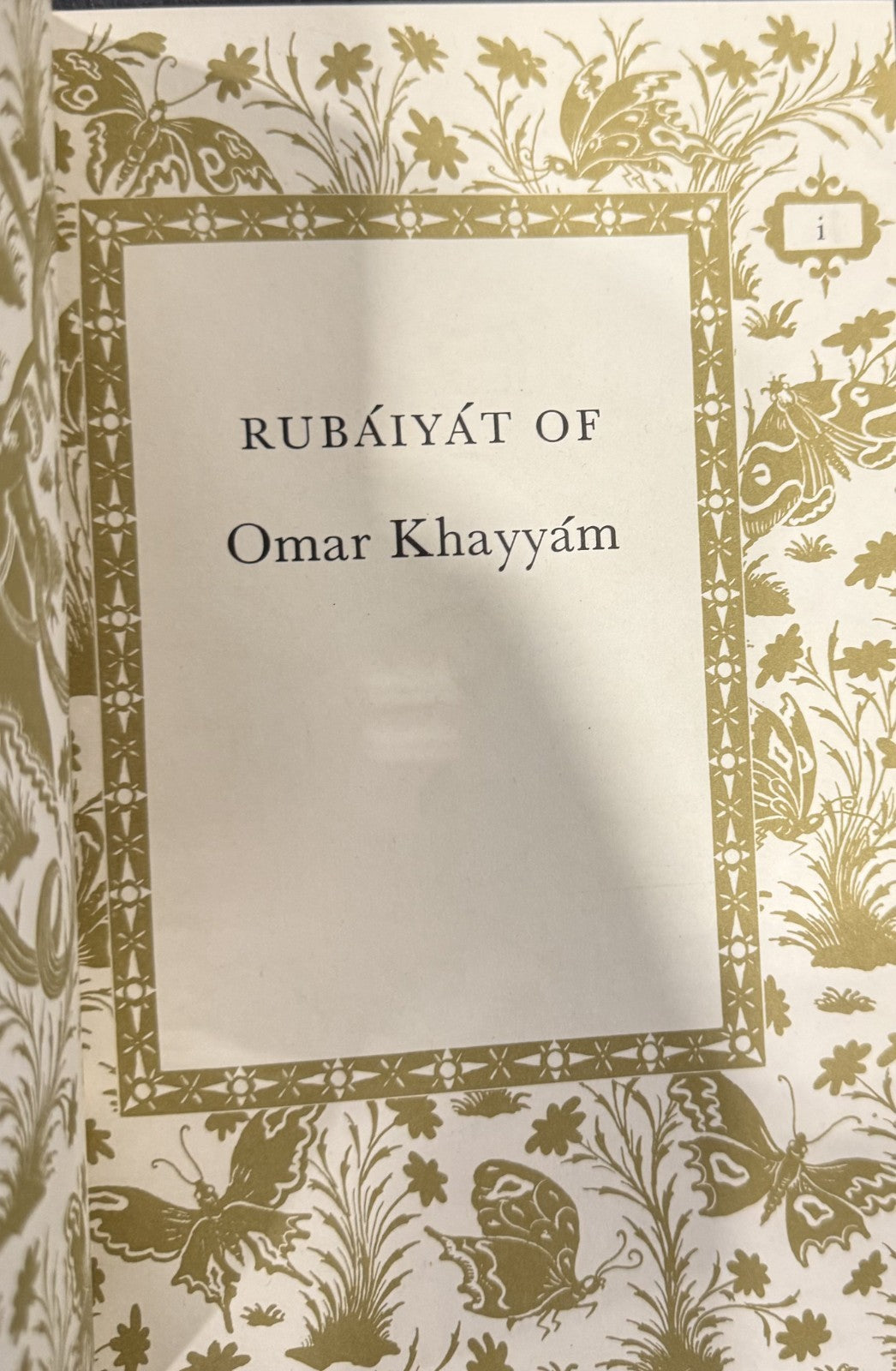 Rubaiyat of Omar Khayyam Persian Poetry Classic Literature Book