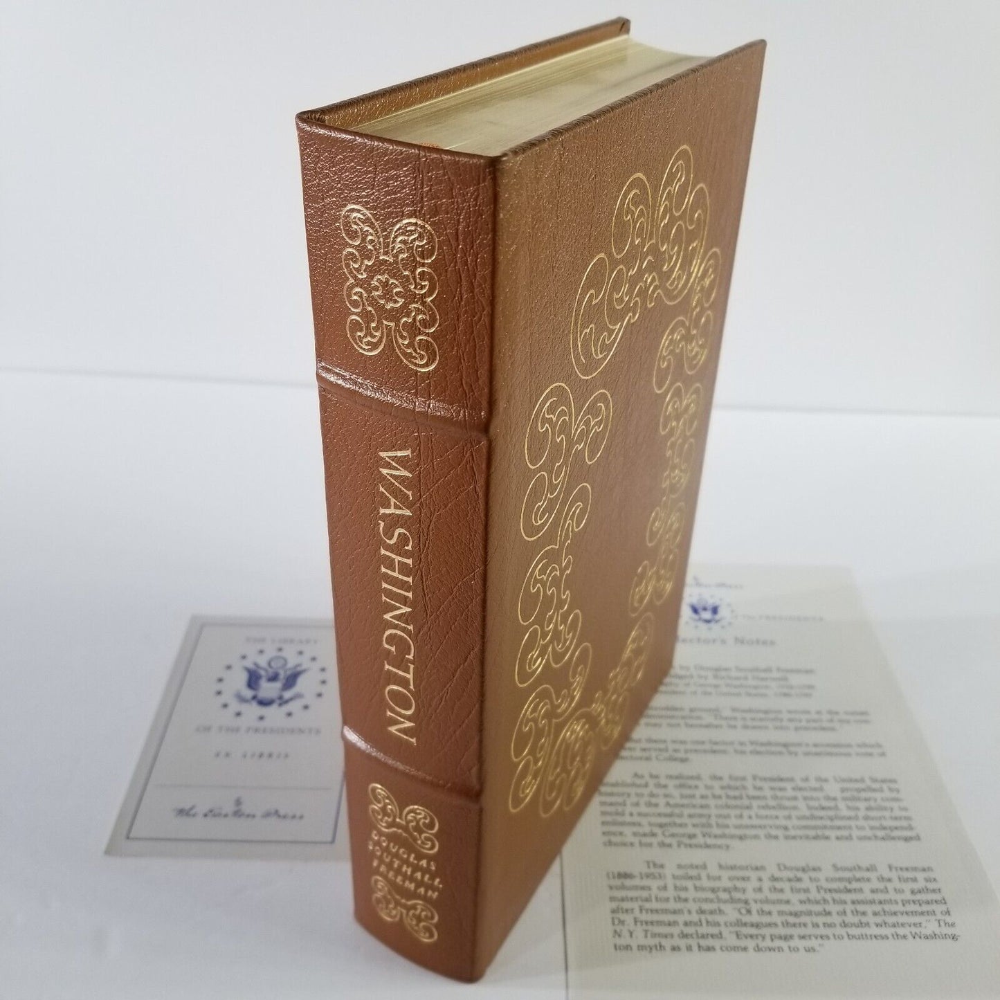 Easton Press Library Presidents Washington by Douglas Freeman - Like New