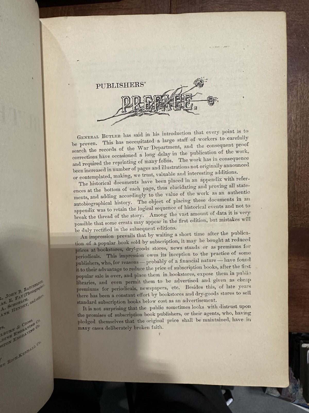 Butler's Book 1892 SIGNED by Benjamin F Butler Presentation Copy Civil War