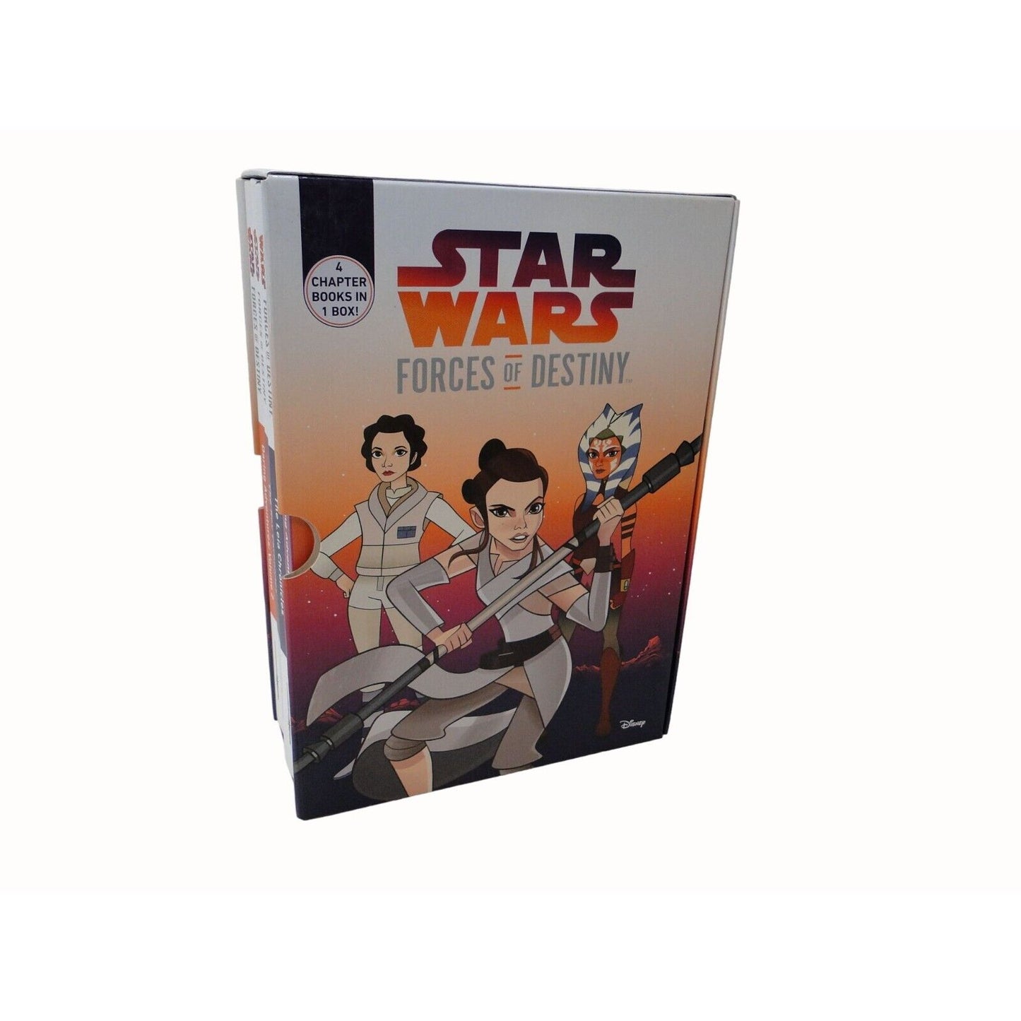 Disney Star Wars Forces of Destiny 4 Book Set The Leia Rey Chronicles Hardback - Like New