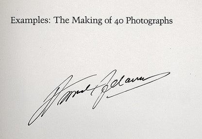 Examples: The Making of 40 Photographs Adams, Ansel - Good