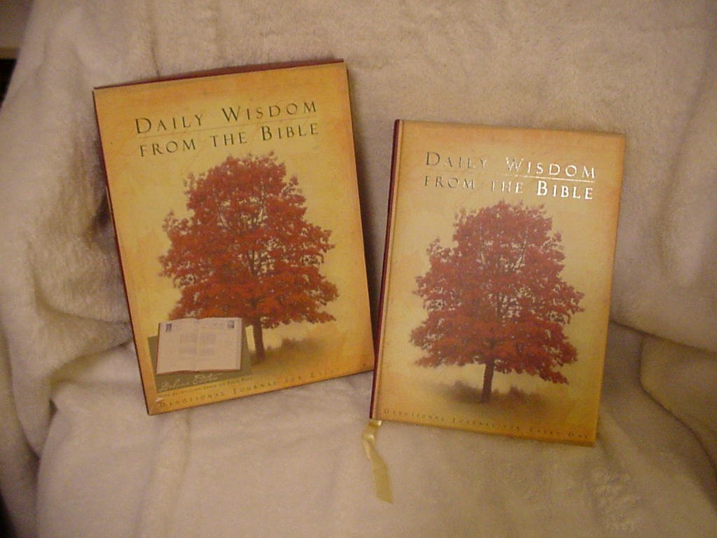 Daily Wisdom from the Bible Devotional Journal [Hardcover] Dick, Dan and Dick, Nancy