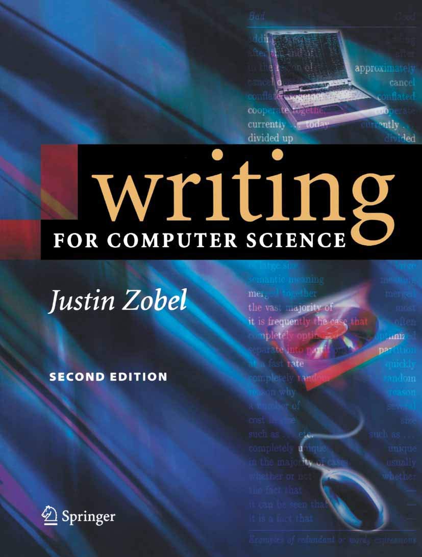 Writing for Computer Science [Paperback] Justin Zobel