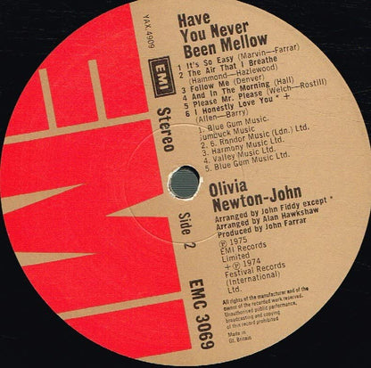 Olivia Newton-John: Have You Never Been Mellow [Vinyl] - Good