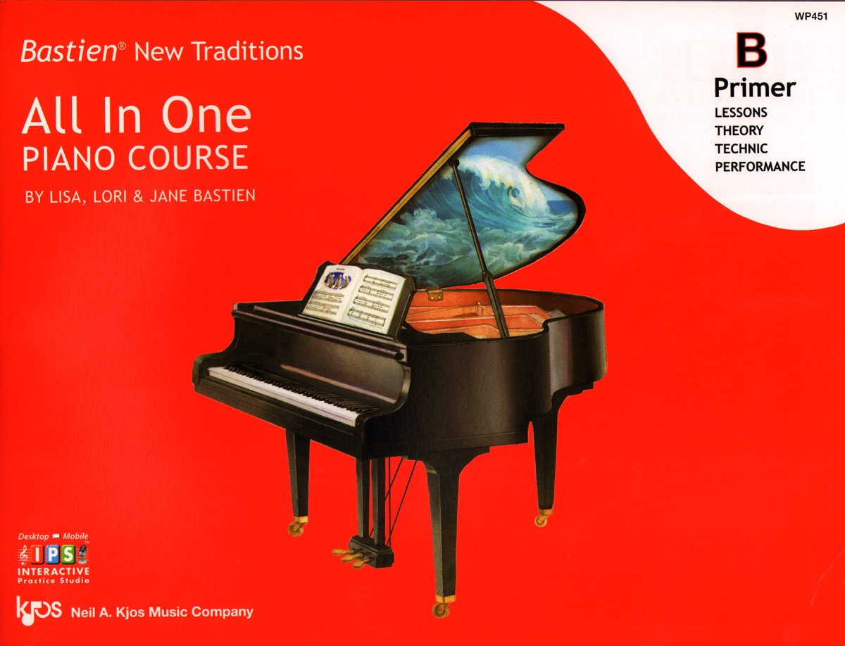 WP451 - Bastien New Traditions - All In One Piano Course - Primer B [Sheet - Good