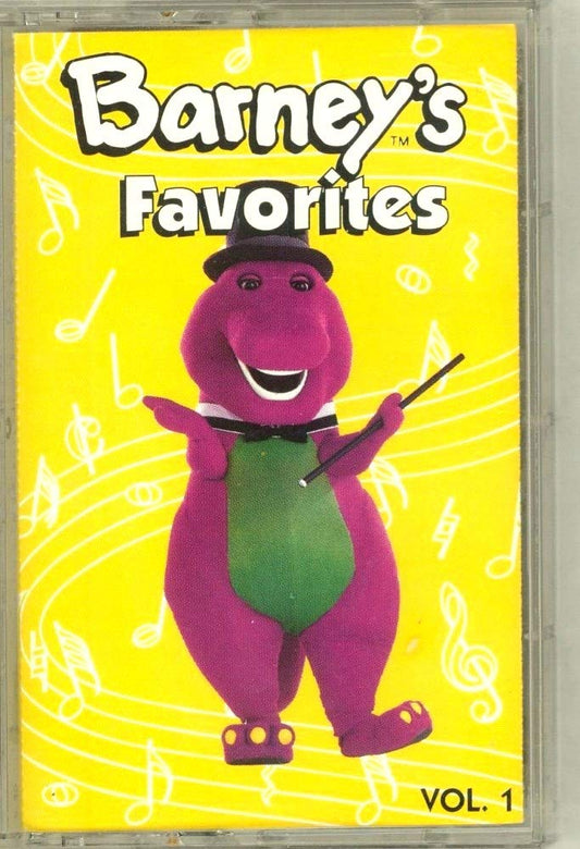 Barney's Favorites Vol. 1 [Audio Cassette] Barney - Very Good