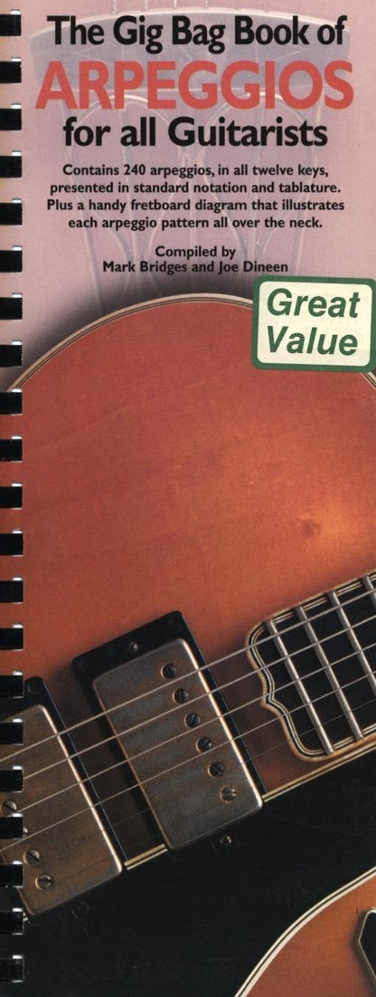 The Gig Bag Book of Arpeggios for All Guitarists (Gig Bag Books) [Plastic Comb] Bridges, Mark - Good