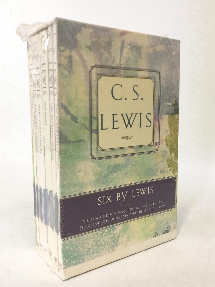 Six by Lewis: The Abolition of Man, the Great Divorce, Mere Christianity, Miracles, the Problem of Pain, the Screwtape Letters [Paperback] Lewis, C. S.