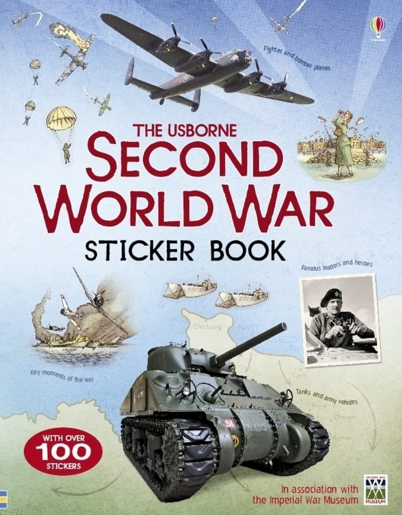 Second world war sticker book [Paperback] Henry Brook - Good