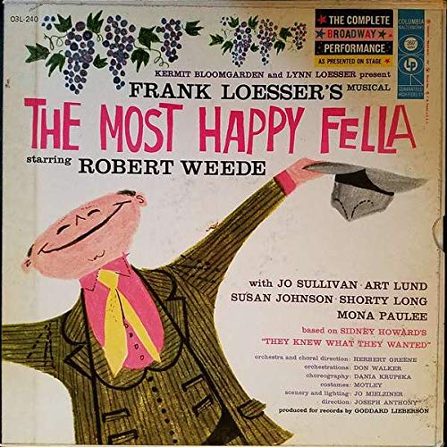 Frank Loesser - The Most Happy Fella! - Columbia Masterworks - O3L-240 [Vinyl] - Good