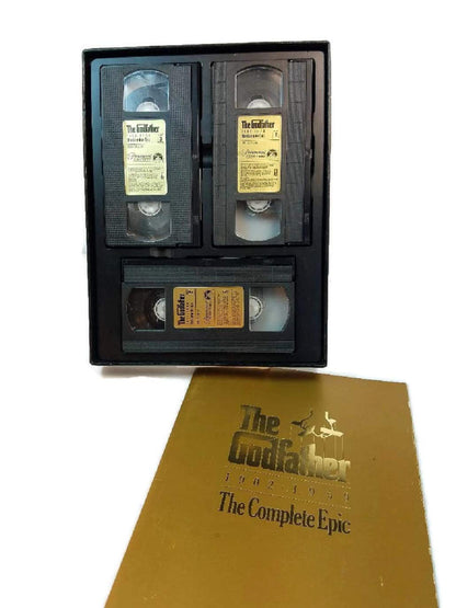 The Godfather, 1902-1959: The Complete Epic (3 VHS Tape set). [Unknown Binding] unknown author - Very Good