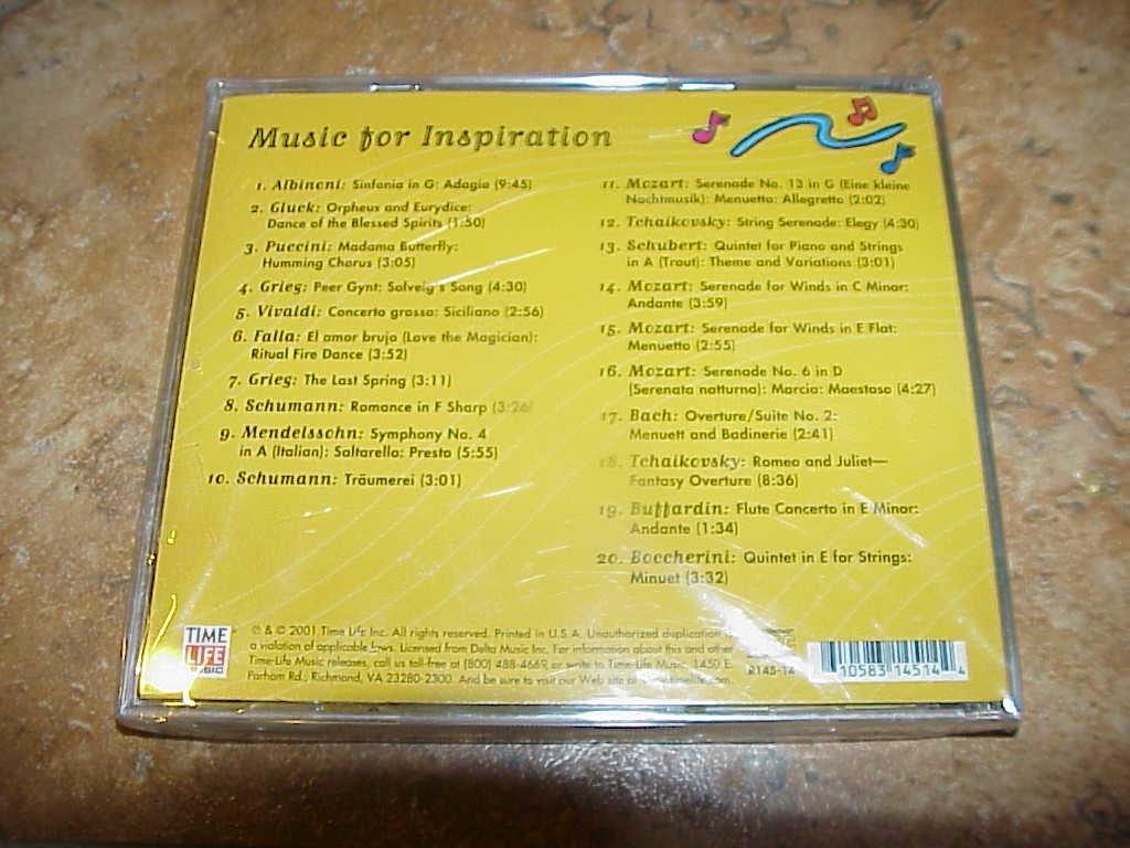 MUSIC FOR INSPIRATION CLASSICS FOR KIDS [Audio CD]