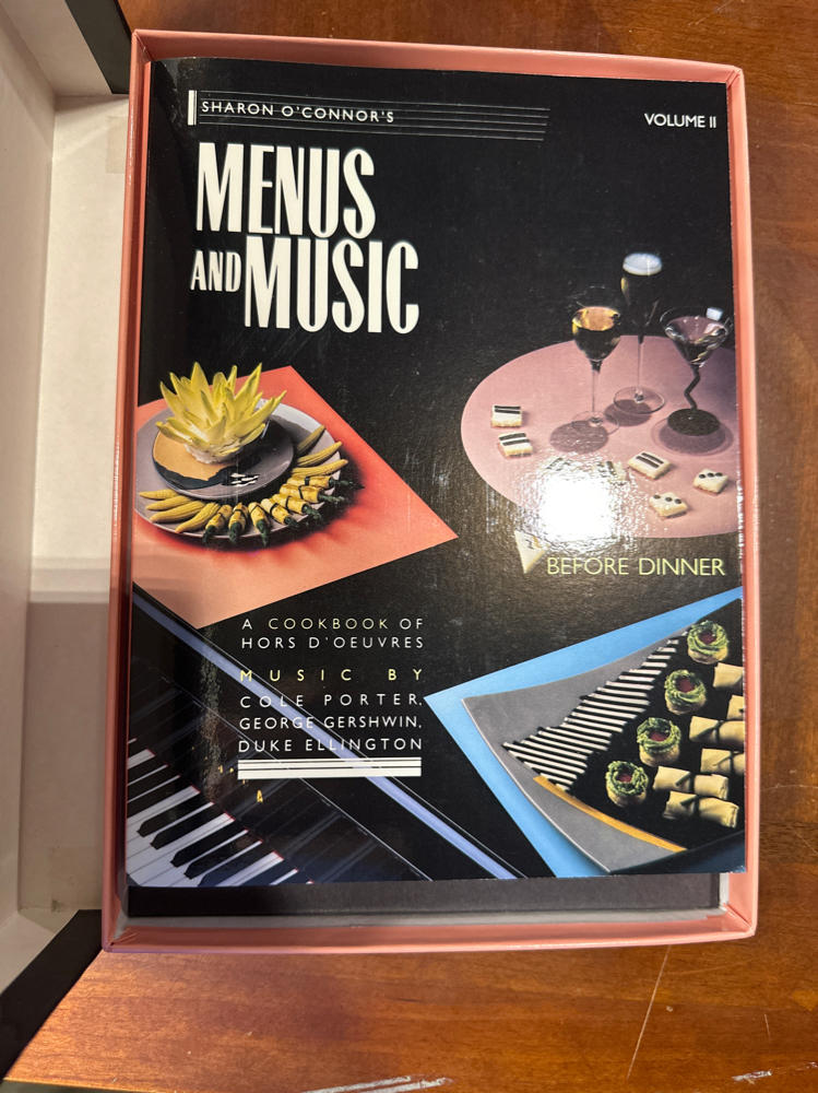 Menus and Music Before Dinner Volume 2 A cookbook of Hors D'oeuvres