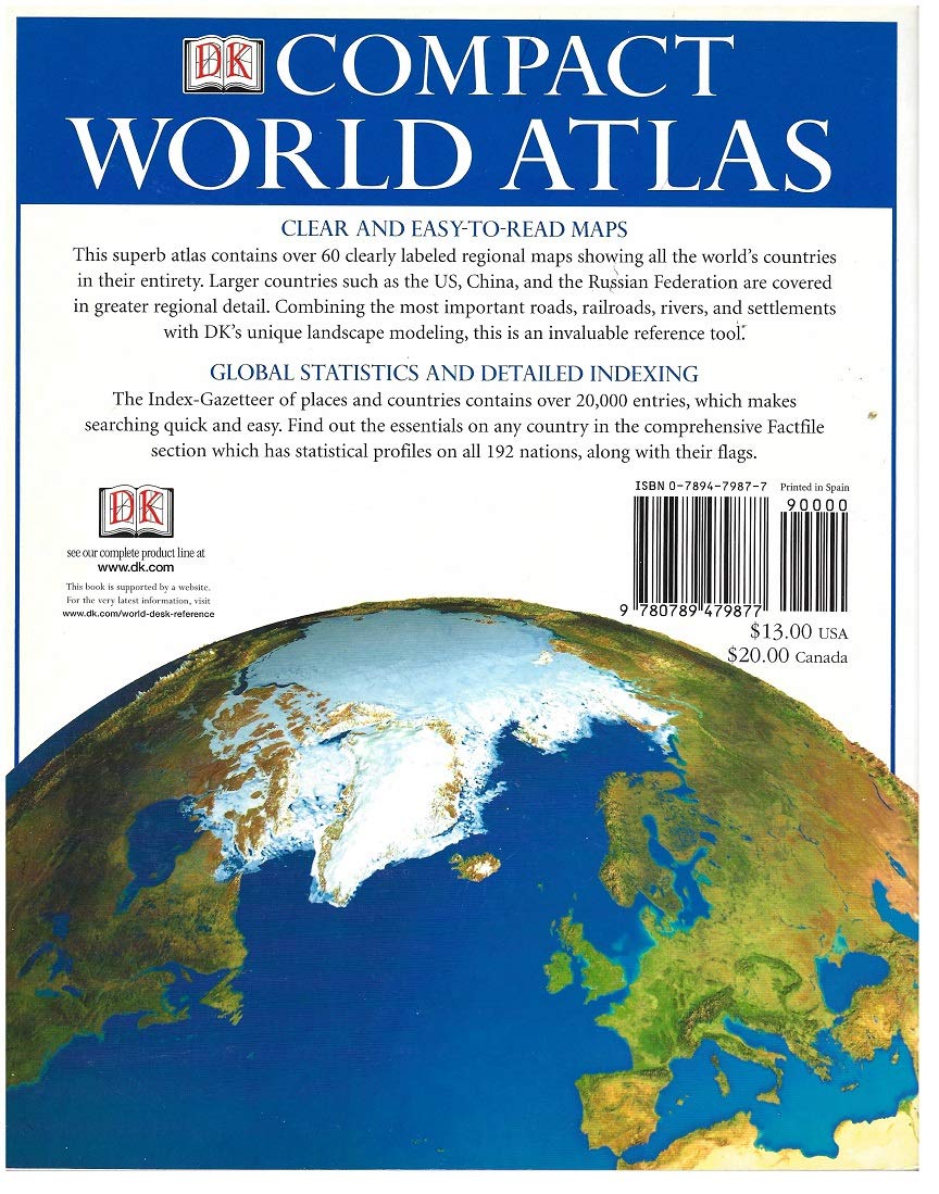 DK Compact World Atlas: The Essential Atlas for All the Family with Easy-to-Read