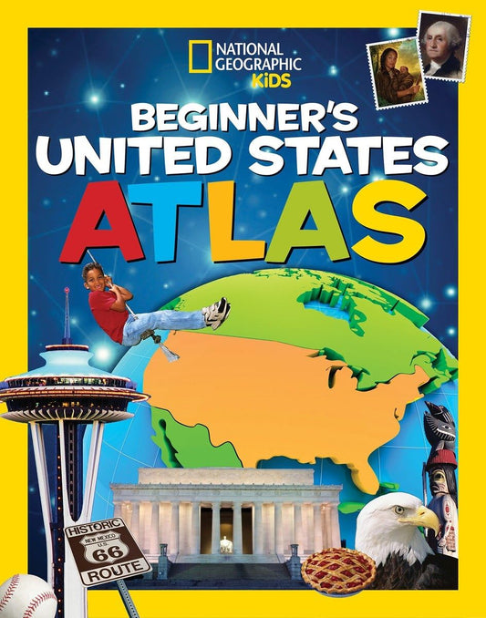 National Geographic Kids Beginner's United States Atlas - Like New